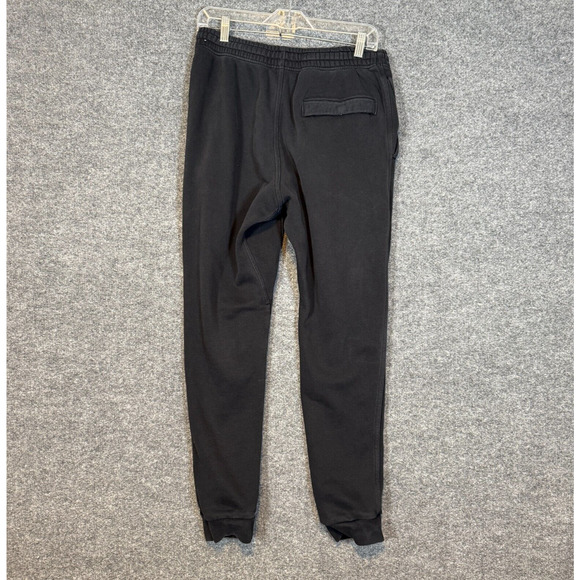 Nike Pants Mens Medium Black Joggers Stretch Casual Fleece Sweatpants Swoosh - Picture 9 of 10